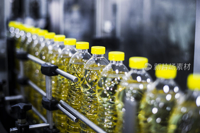 Sunflower Oil Factory, Close-Up, High Iso, Selective Focus